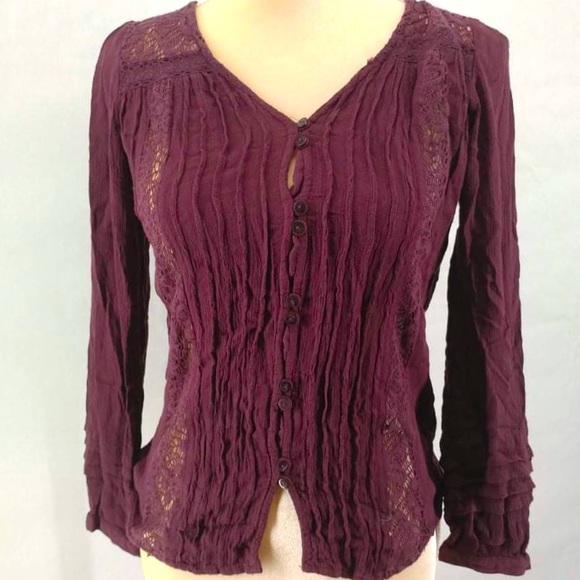 Tops - American Eagle Long Sleeve Boho Top